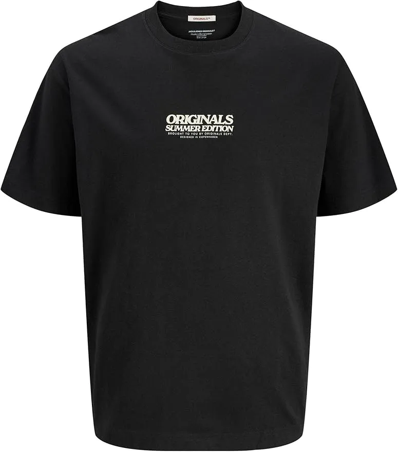 JACK & JONES Jortavira Pop tee SS Crew Neck Oc25 - Camiseta para Hombre