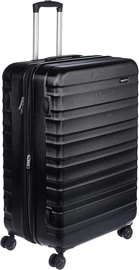 Amazon Basics Maleta Rígida Grande Extensible 78cm Negra