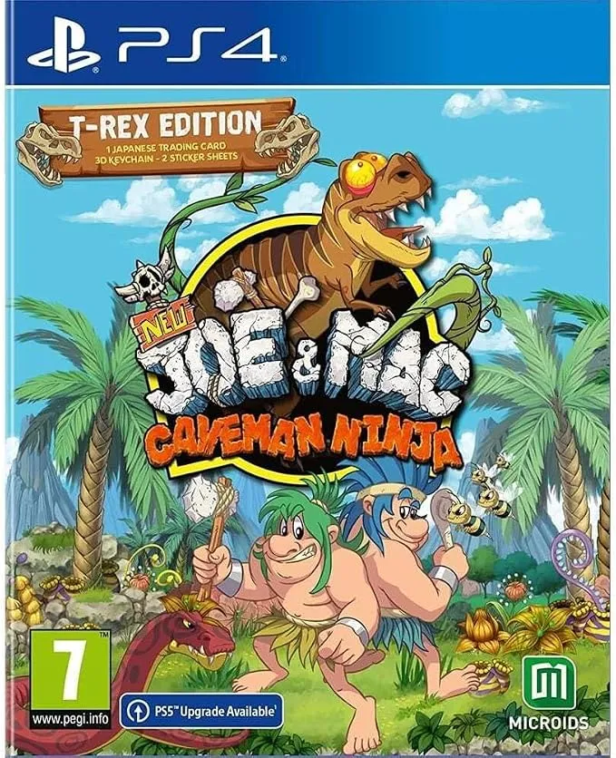 Joe and Mac Caveman Ninja T-Rex Edición Limitada PS4
