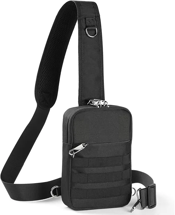 Bandolera Antirrobo BROADREAM con Bloqueo RFID y Diseño Táctico Impermeable