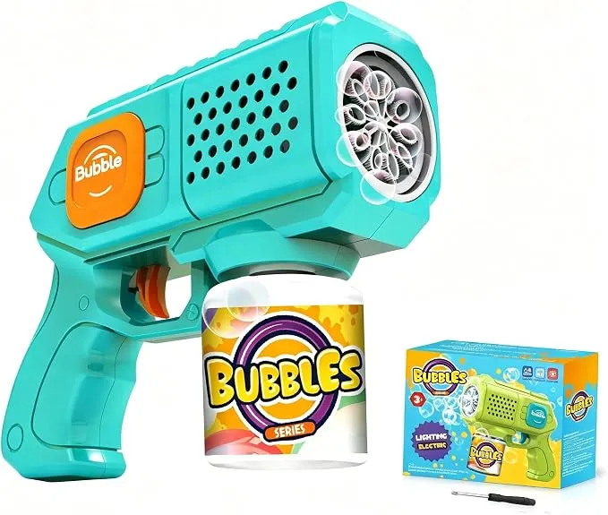 PANACARE Pistola de Burbujas Gigante para Niños - Más de 10000 Burbujas por Minuto