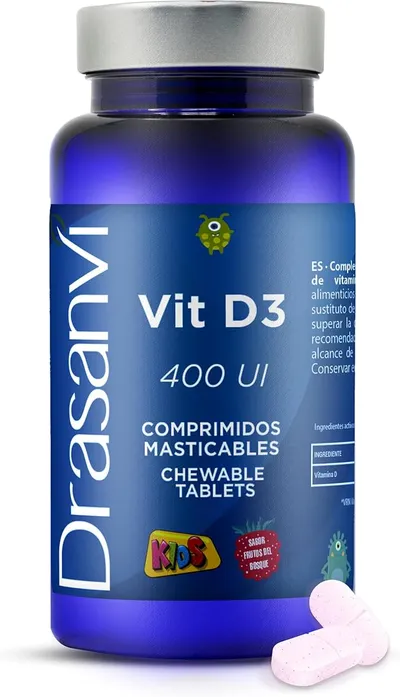 Vitamina D3 Masticable Infantil Drasanvi