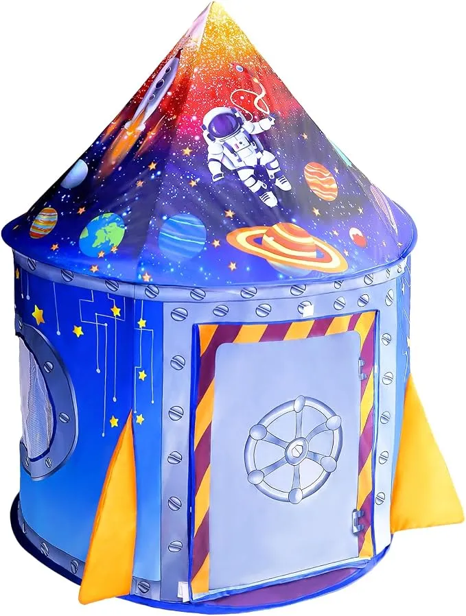 Tienda de Campaña Infantil NiceCastle Cohete Astronauta, para Interior y Exterior