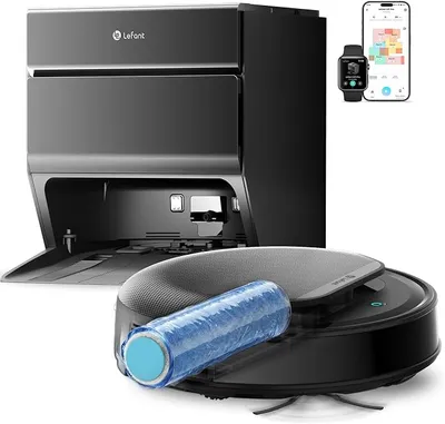 Robot aspirador y fregasuelos Lefant M5 Pro con base de autovaciado