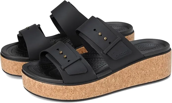 Sandalias Crocs Brooklyn Cork con Hebilla para Verano