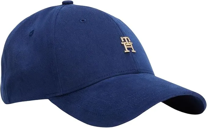 Gorra Tommy Hilfiger Elevated Chic Mujer con Logotipo Azul Marino