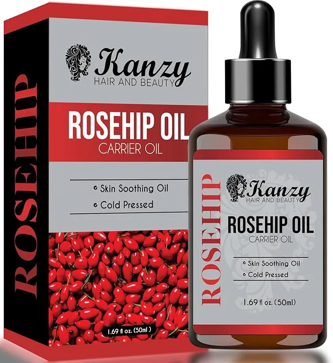 Kanzy Aceite de Rosa Mosqueta 50ml - Cicatrices, Estrías e Hidratación