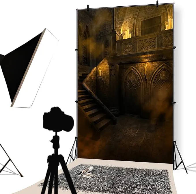 YongFoto Telón de Fondo Medieval Gótico para Fotografía