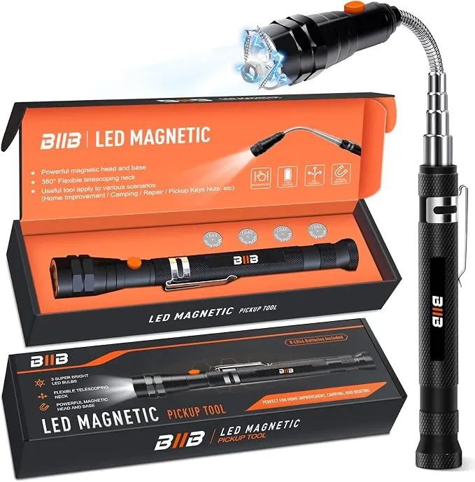 Herramienta Magnética con LED BIIB - Regalo Original para Hombre