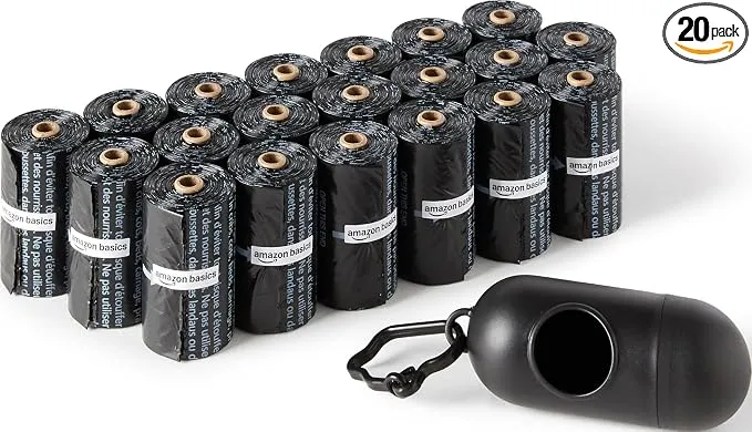 Amazon Basics Bolsas para Excrementos de Perro (300 unidades)