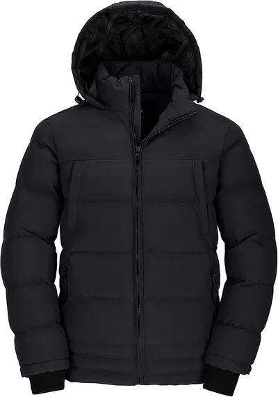 Wantdo Abrigo Forro Polar Grueso Parka Casual Militar