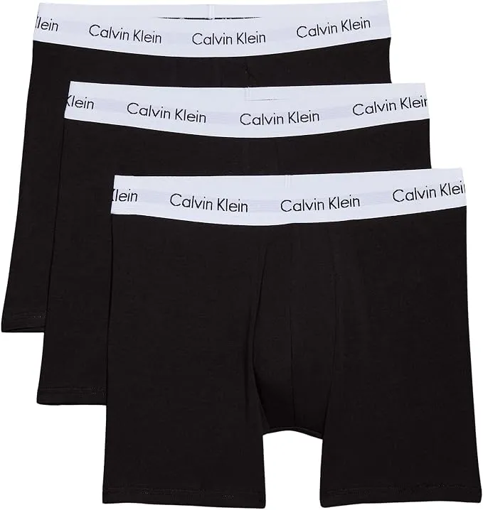 Calvin Klein Pack 3 Calzoncillos Bóxer Elásticos para Hombre