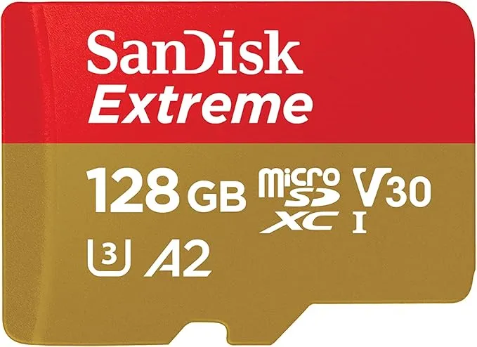 Tarjeta Micro SD SanDisk Extreme 128GB con Adaptador SD