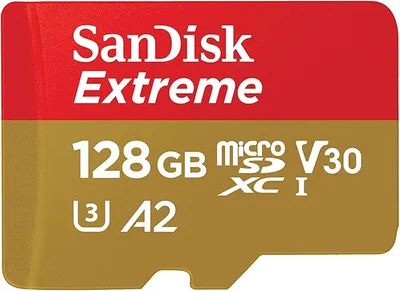 Tarjeta Micro SD SanDisk Extreme 128GB con Adaptador SD