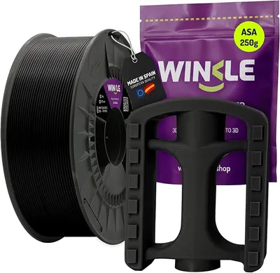 WINKLE Filamento ASA Negro Azabache 1.75mm 250g