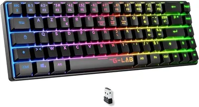 Teclado 60% Inalámbrico The GLab Keyz Hydrogen WL