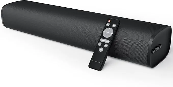 Barra de Sonido 56W Bluetooth 5.3 ARC/Optical/AUX para TV/PC
