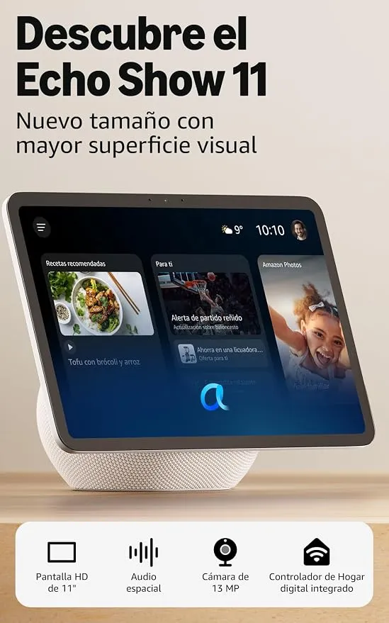 Amazon Echo Show 11 con Pantalla Full HD de 11 Pulgadas