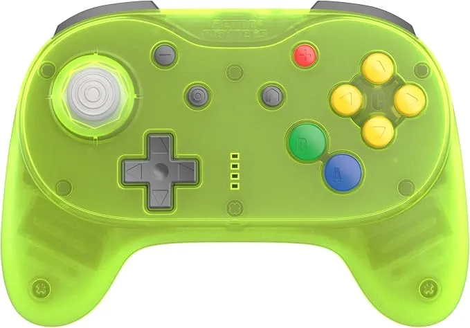 Retro Fighters Brawler64 Pro Wireless N64 Controller (Extreme Green)