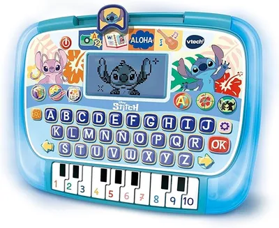 VTech - Tablet Educativa de Stitch, Juguetes Electrónicos Niños +4 Años