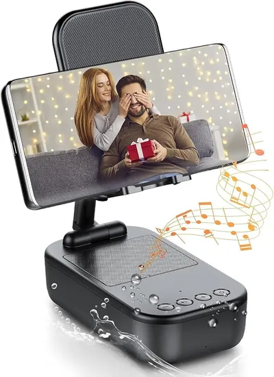 Altavoz Bluetooth Inalambrico con Soporte Movil