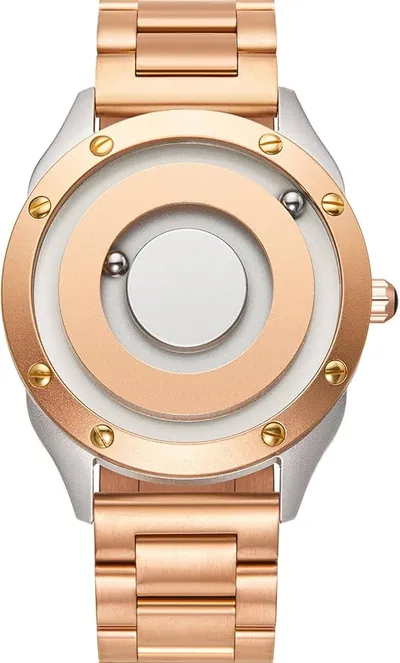 EUTOUR Reloj Hombre Mujer Magnetico Cuarzo Sin Vidrio
