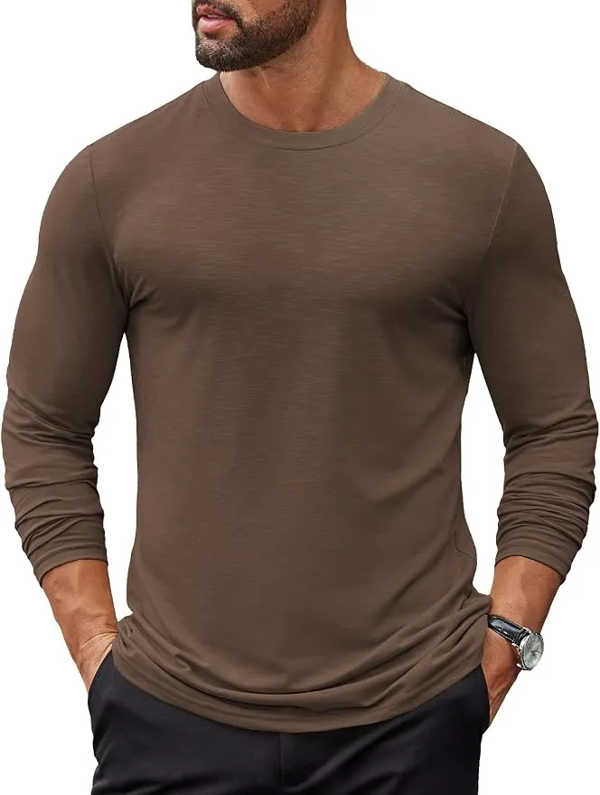 Camiseta Básica Manga Larga COOFANDY para Hombre