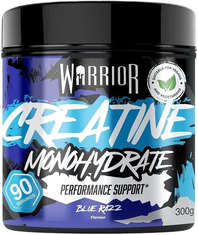Warrior Creatina Monohidrato 300g Frambuesa Azul - Potencia tu Entrenamiento