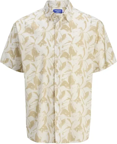 Jack & Jones Jorjoshua Split AOP Shirt SS Hombre