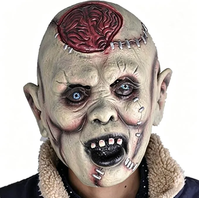 Máscara de Terror ZesGlyxyr Realista para Fiestas y Halloween