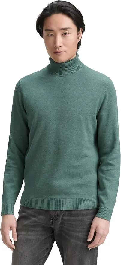 Suéter TOM TAILOR para Hombre, Verde Melange, Talla XXL