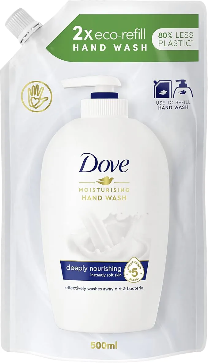 Dove - Recarga En Bolsa De Gel De Ducha, 500 Mililitro