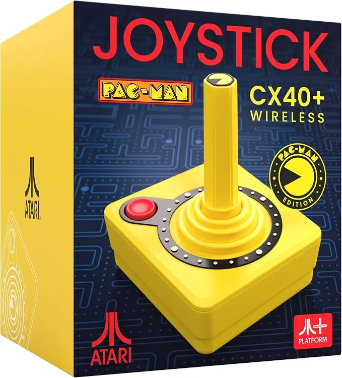 Pac-Man CX40+ Wireless Joystick Amarillo