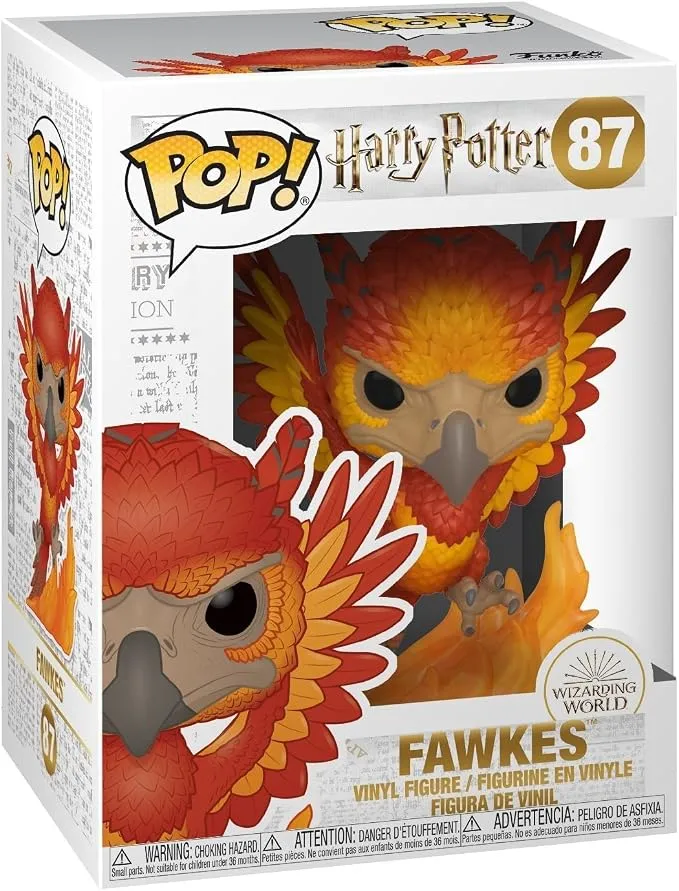 Funko Pop Harry Potter Fawkes Figura Coleccionable Vinilo Merchandising Oficial