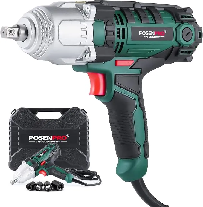 Llave de Impacto Eléctrica POSENPRO 550W, 500Nm, 1/2"