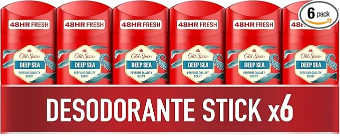 Old Spice Deep Sea Desodorante en Barra para Hombre Sin Aluminio
