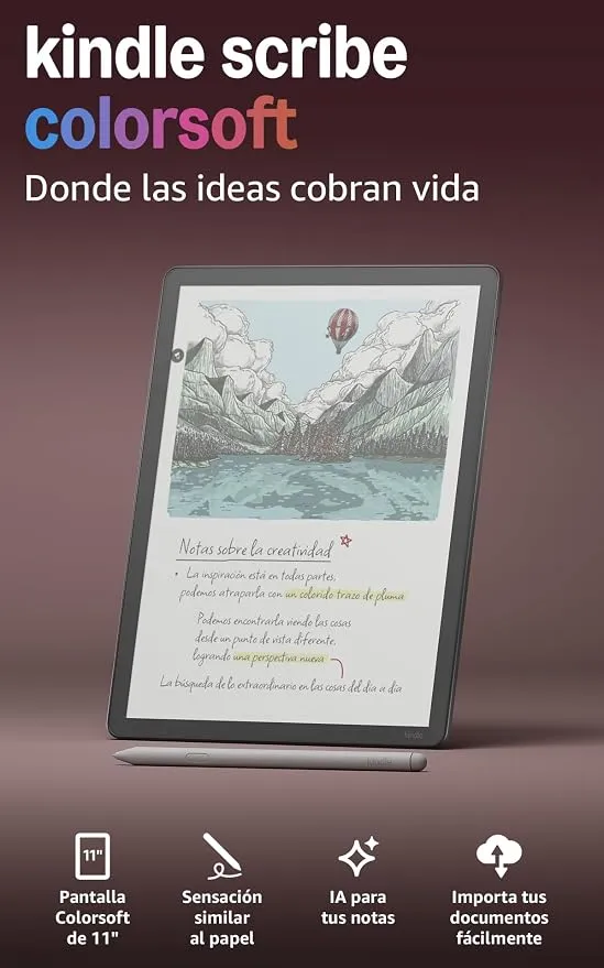 Amazon Kindle Scribe Colorsoft (última gen.)