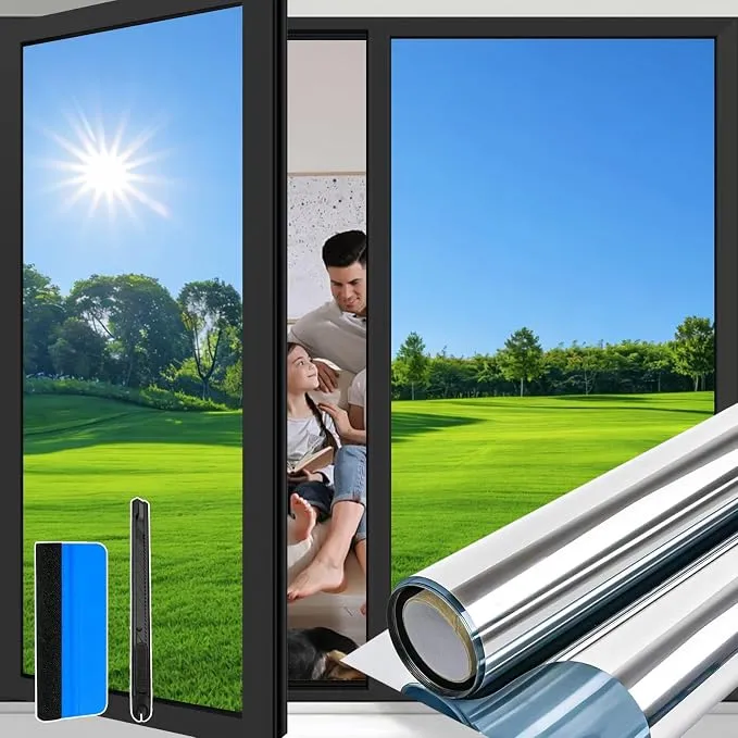 Vinilo Espejo Niviy Unidireccional para Ventanas - Privacidad y Protección Solar