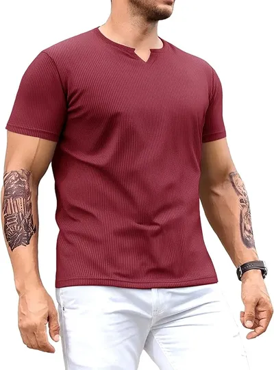 Camiseta Muscle Slim Henley