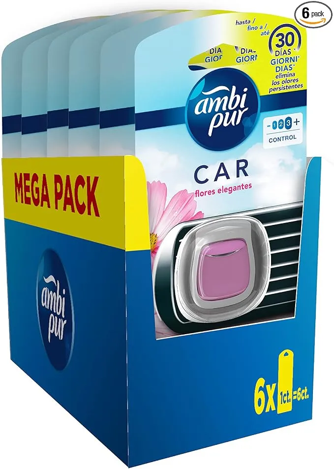 Pack 6 Ambientadores Ambi Pur para Coche