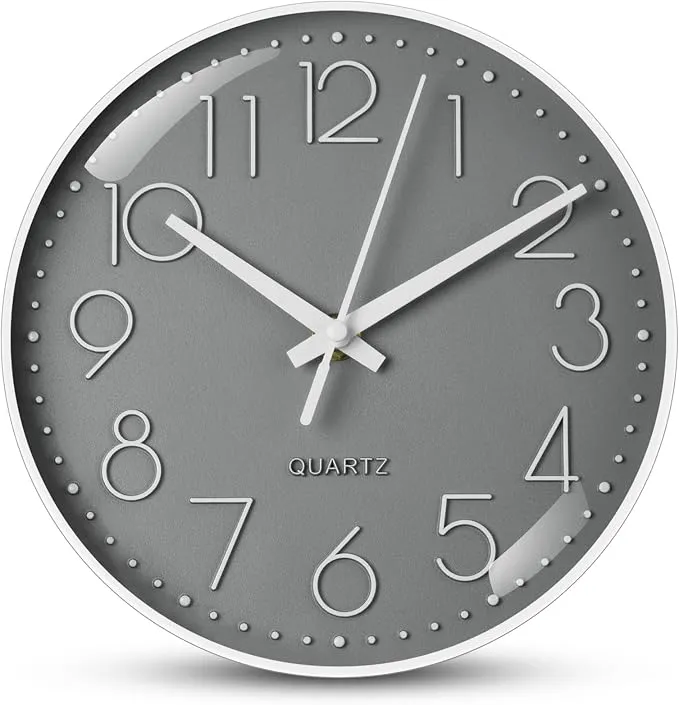 Reloj de Pared Aolso 8 Pulgadas Silencioso Diseño Moderno