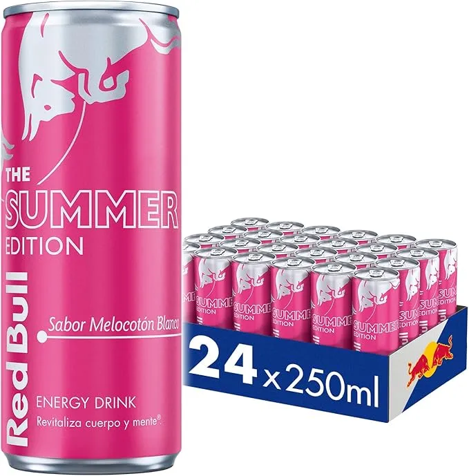 Bebida energética Red Bull White Peach
