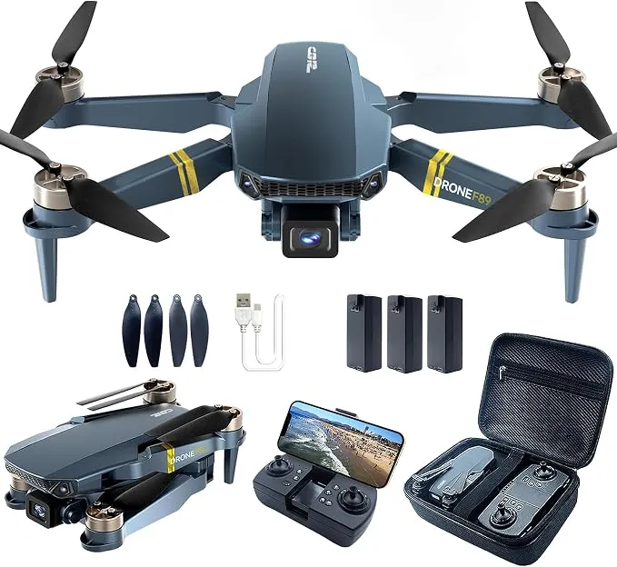 Dron con Cámara 4K HD para Principiantes - 84 Min Vuelo, 800m Alcance