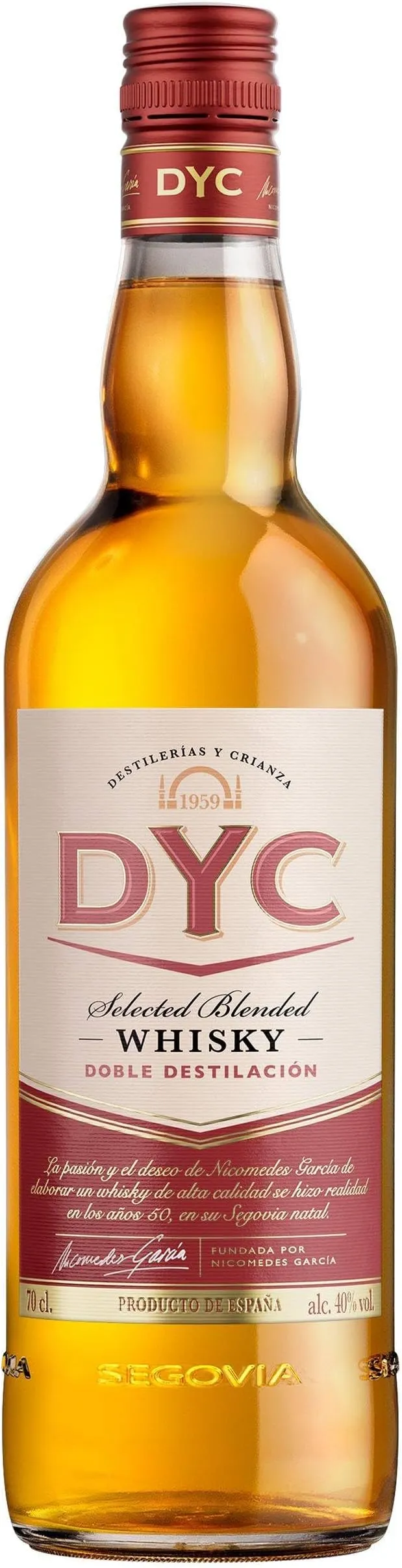 DYC Doble Destilación Whisky Blended Español 70cl