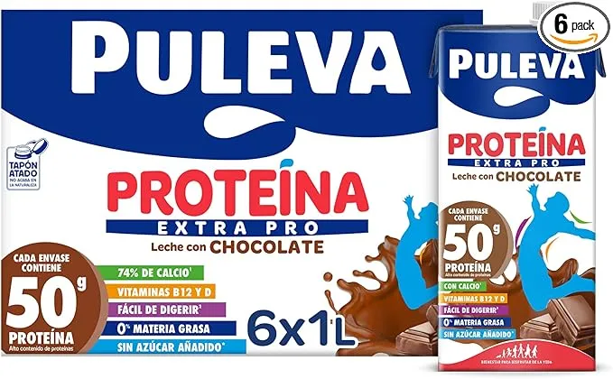 Leche proteína extra Puleva cacao