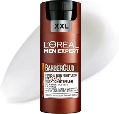 L'Oréal Men Expert Barber Club Crema Hidratante en Gel 2 en 1 para Piel y Barba XXL