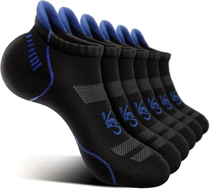 KEMISANT Calcetines Correr Hombre Tobilleros Atléticos (6 Pares)