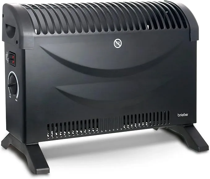 Briebe Radiador Convector Eléctrico con Termostato y Bajo Consumo