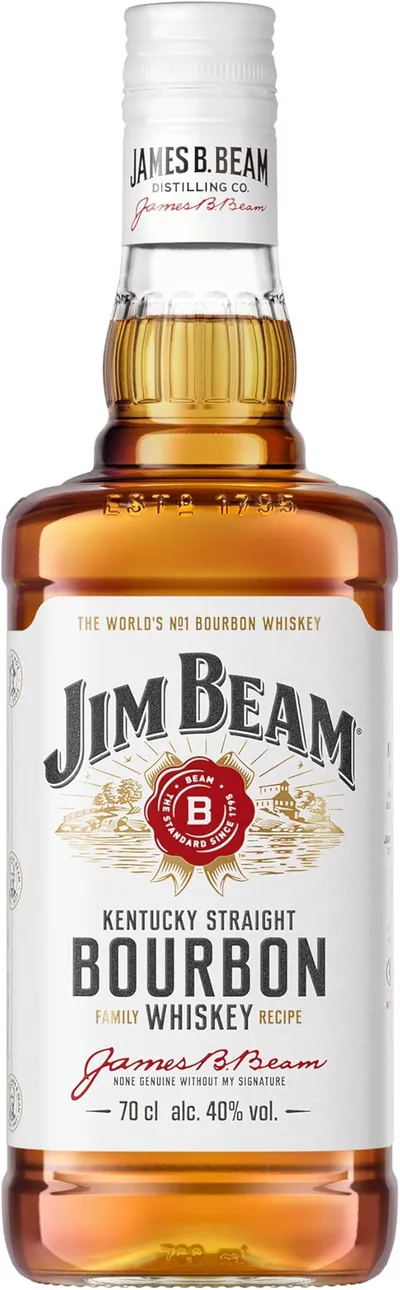 Jim Beam White Whiskey Kentucky Straight Bourbon 70cl