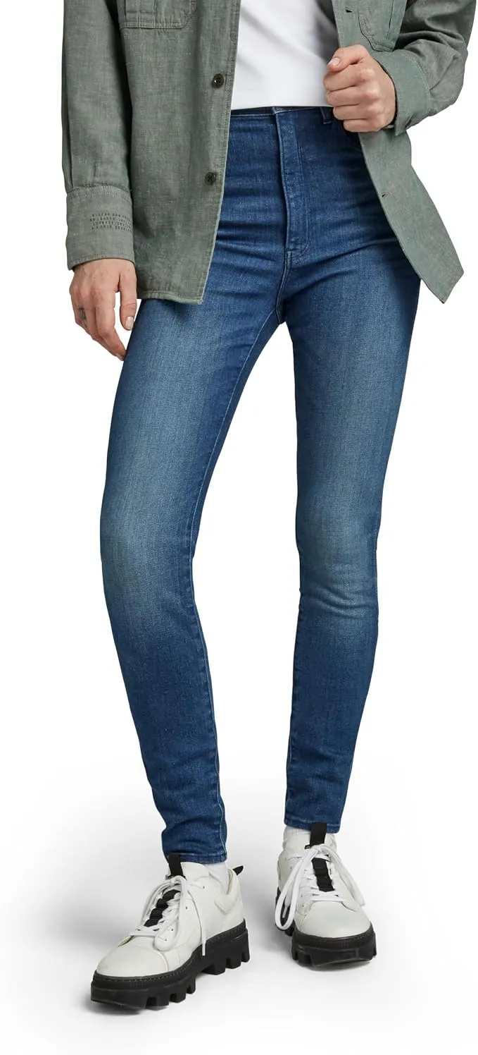 Jeans G-Star Kafey Ultra Skinny Mujer Tiro Alto